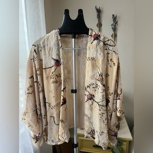 Unique find from Zara!! Crushed velvet cardigan ♥️ boho look